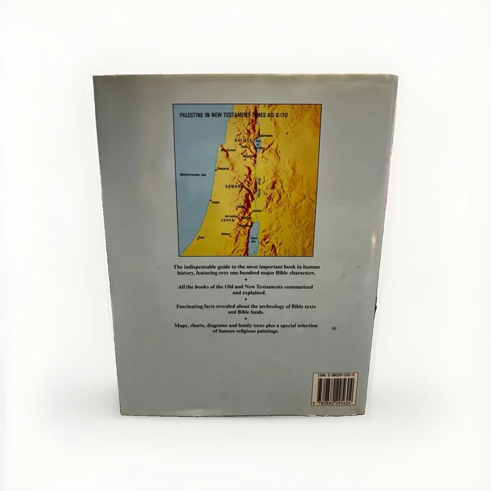 Bible Facts Book by Jenny Roberts Hardcover 1990 Pictures Maps Historical